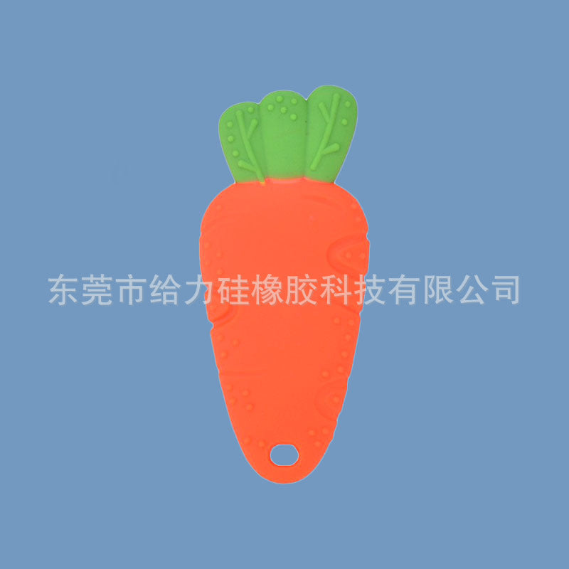 Wholesale baby silicone easter cartoon teething toys soothing chews